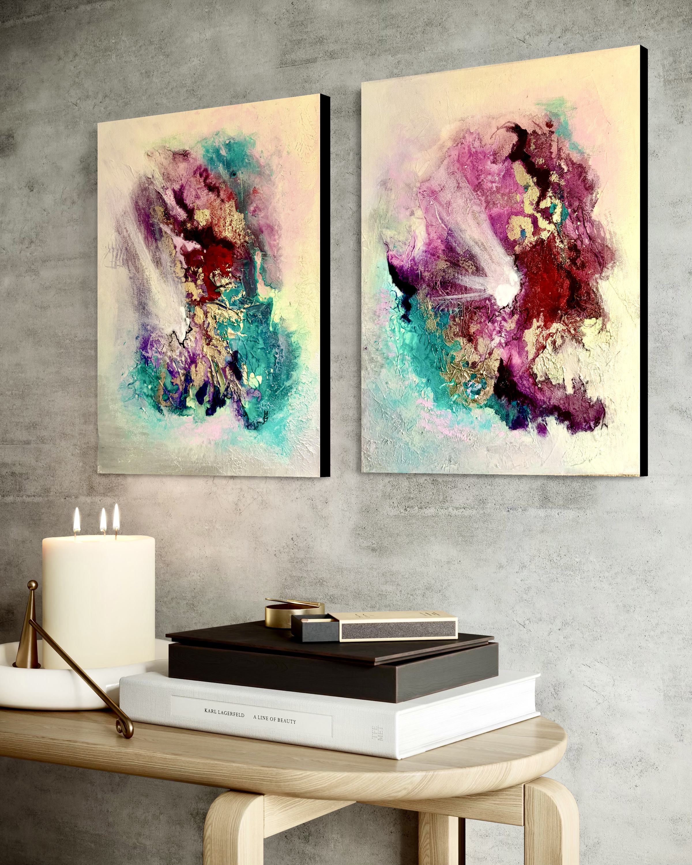 Triptyykki Valo avautuu ja valo syntymässä 