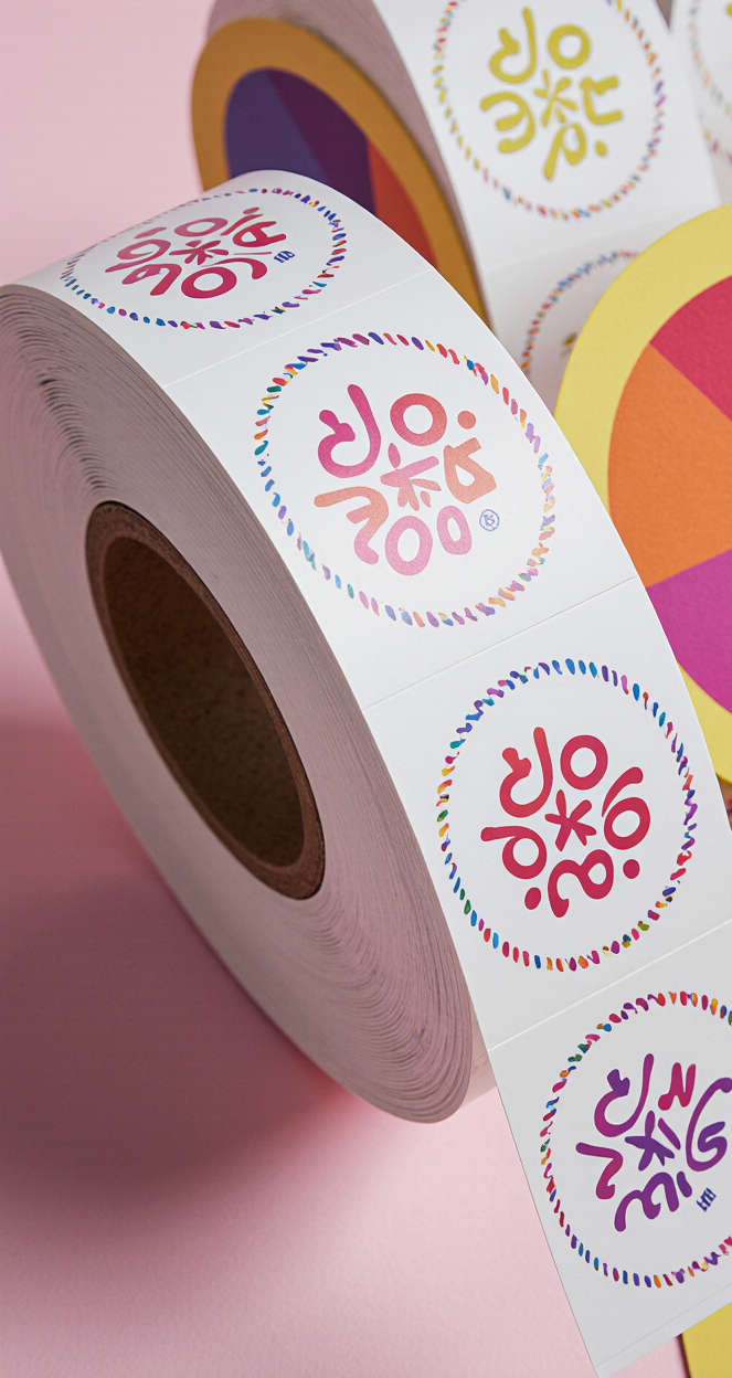 Reklaminiai lipdukai | Promotional Labels|  Werbeetiketten
