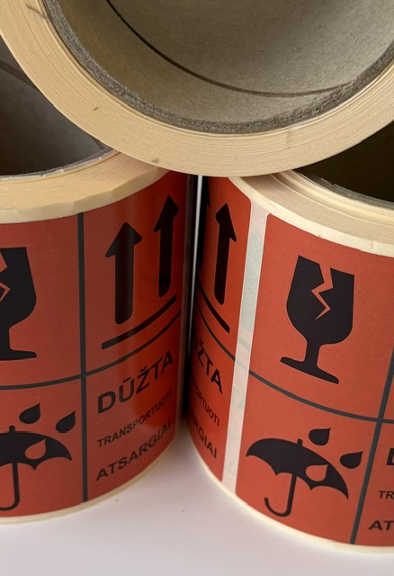 Informacinės etiketės | Information Labels | Informationsetiketten