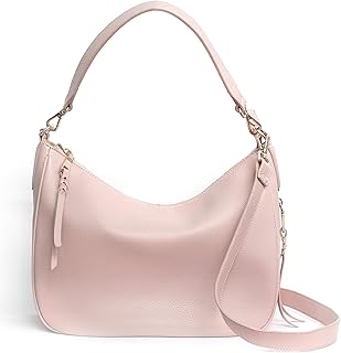 Pink Leather Shoulder Bag