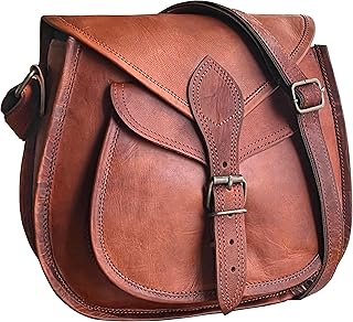 Vintage Leather Messenger Bag