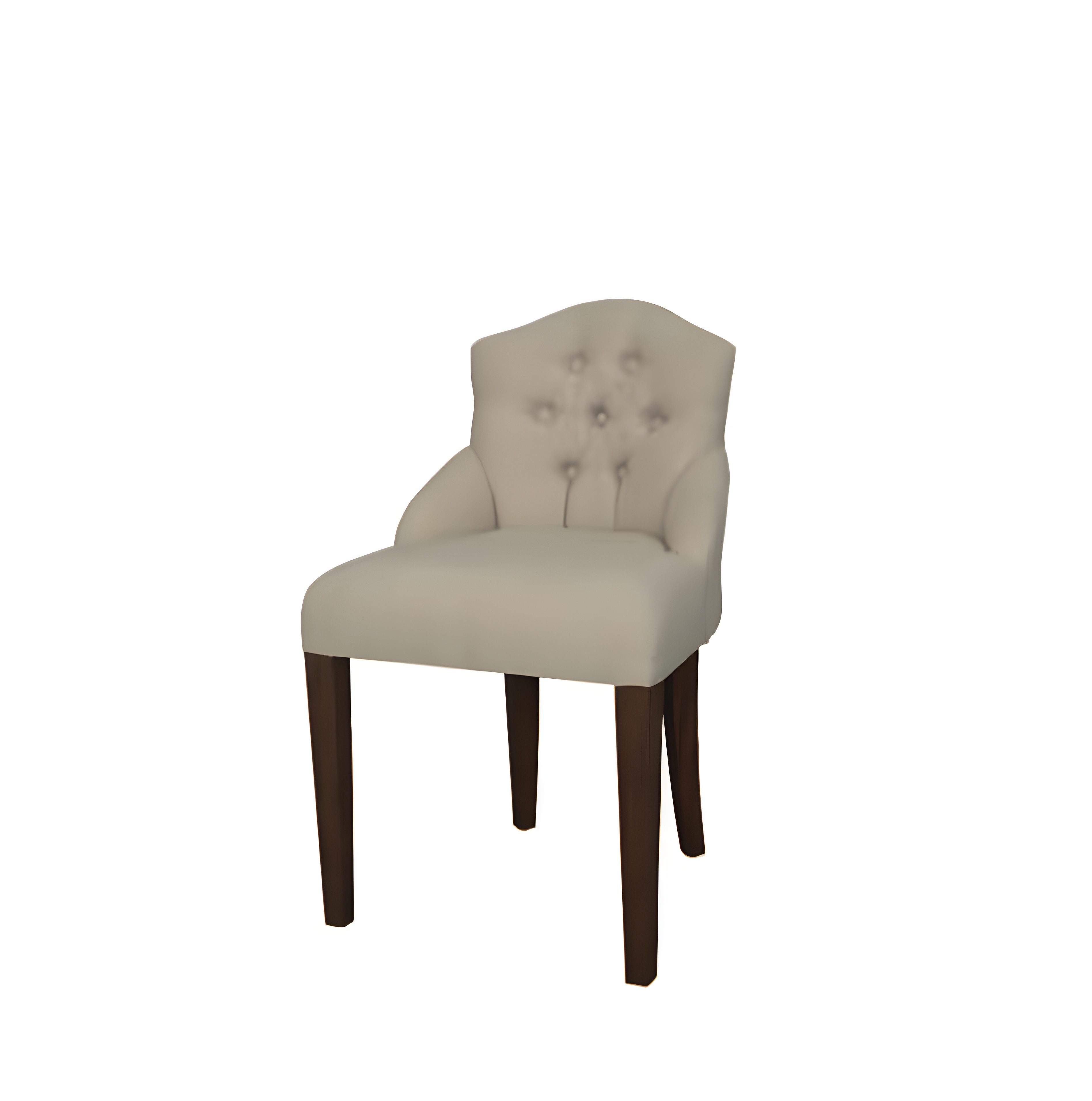 Beige Upholstered Dining Chair