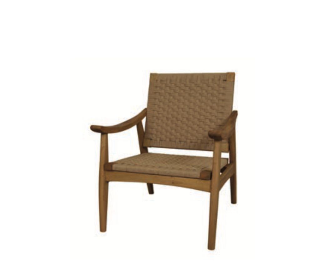 Woven Wooden Armchair