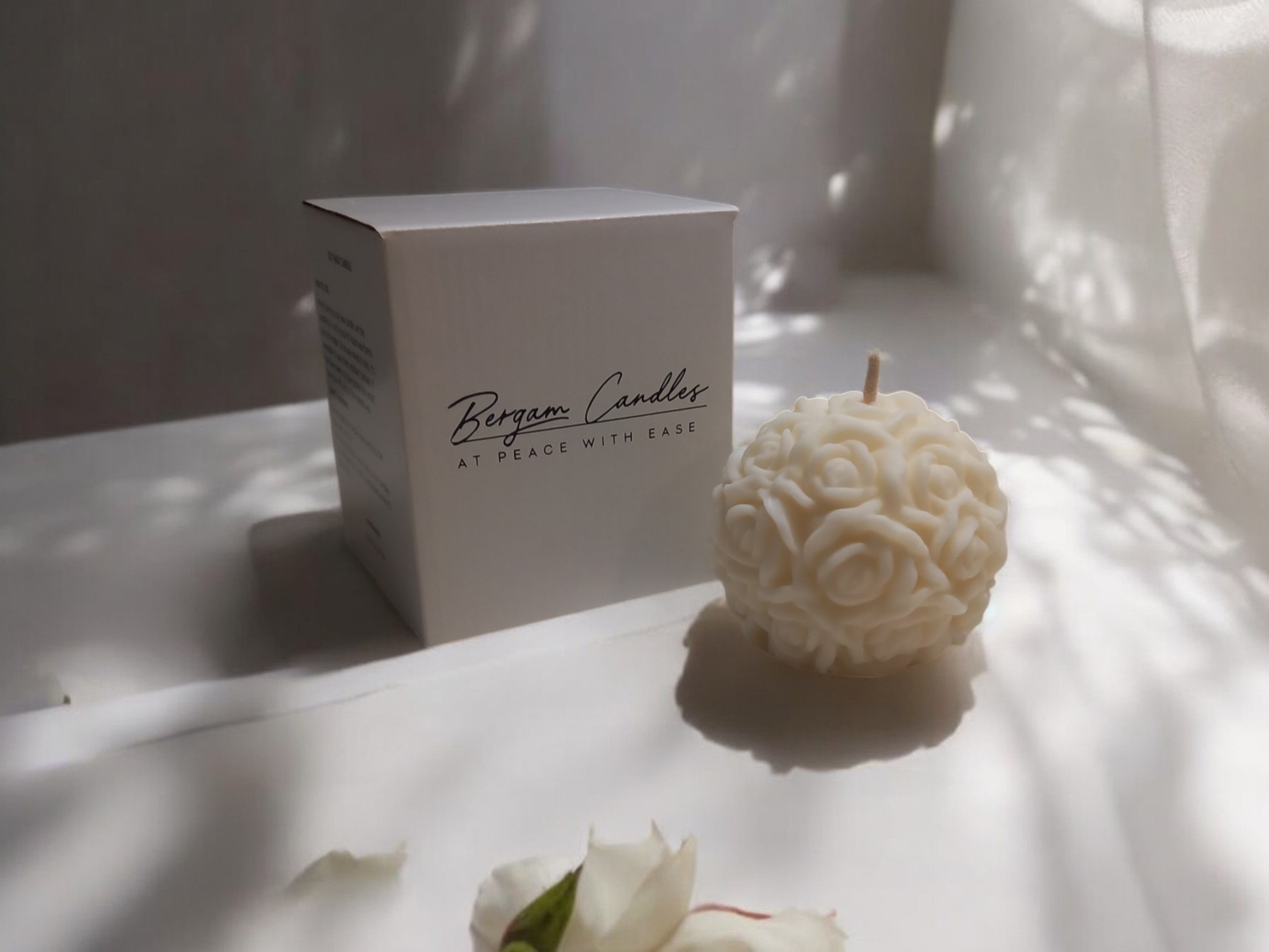 Rose Ball Candle