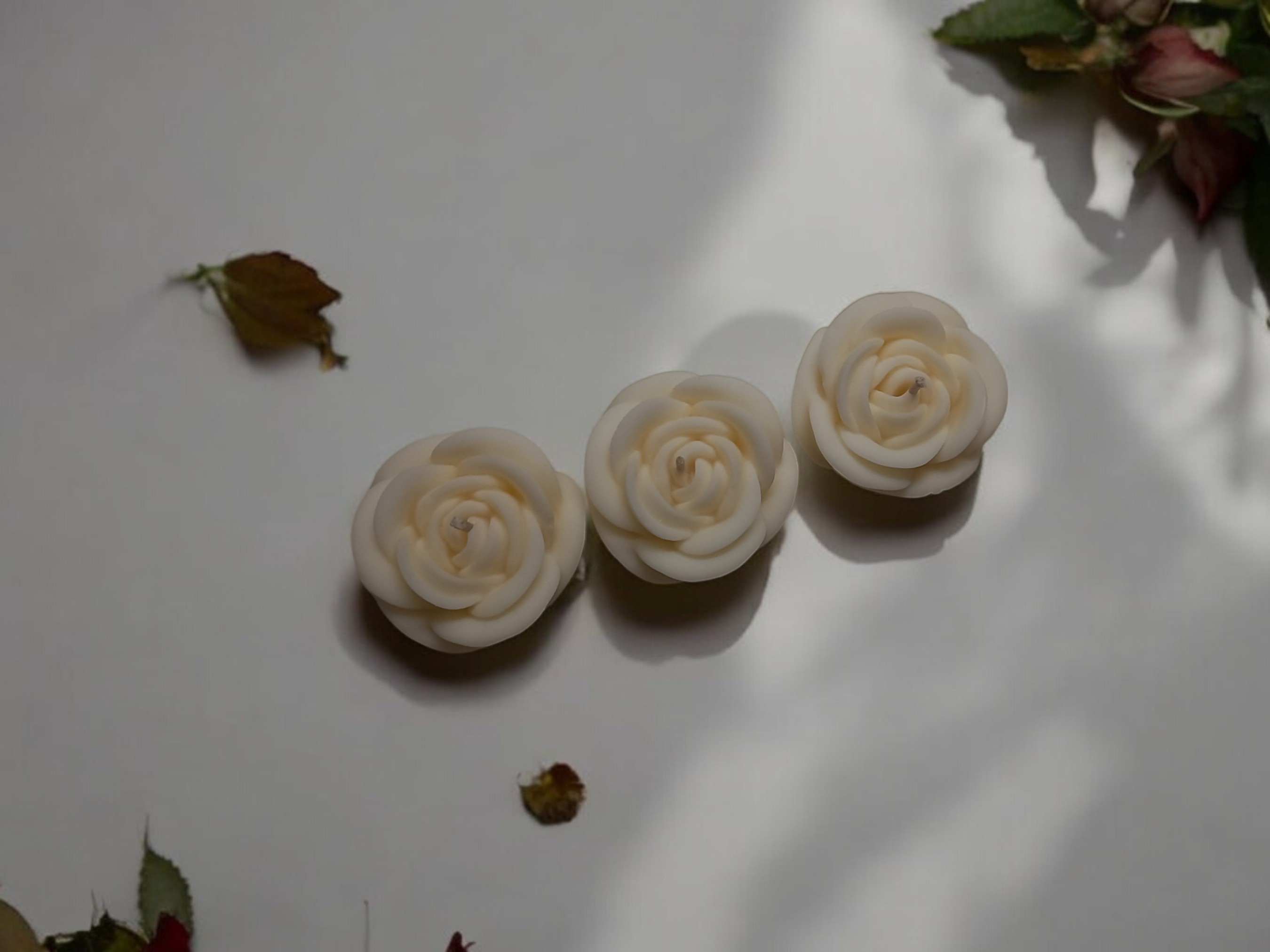 Small Rose Candles