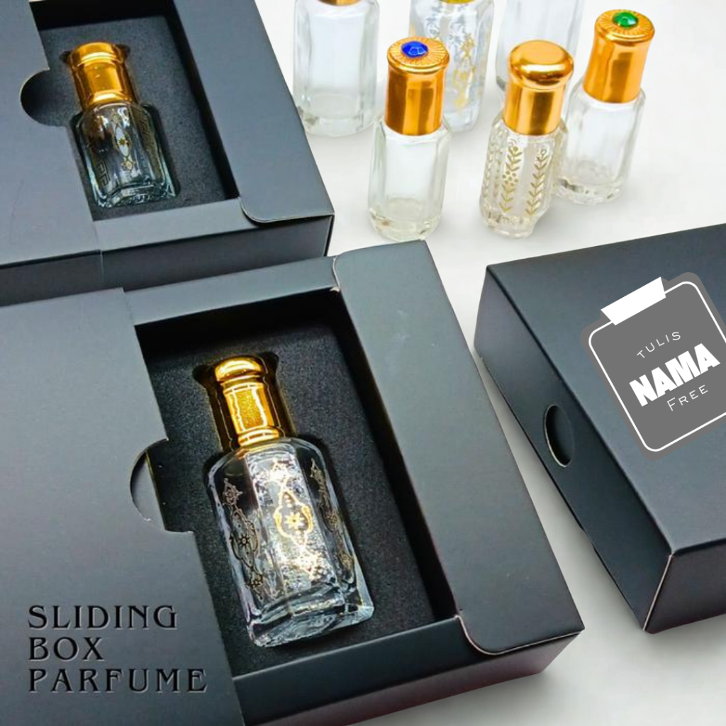 Paket Hadiah Parfum Oud & Kasturi M.E.A 10ml & 12ml – Gratis Botol Tola & Box Eksklusif