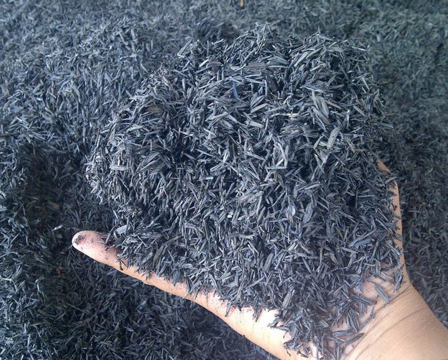 Burnt rice husk