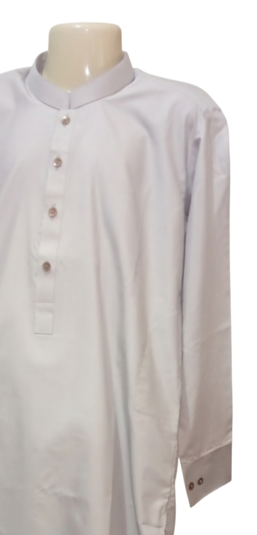 KIDS: Sophisticated Light Grey Premium Kurta & Trouser Set