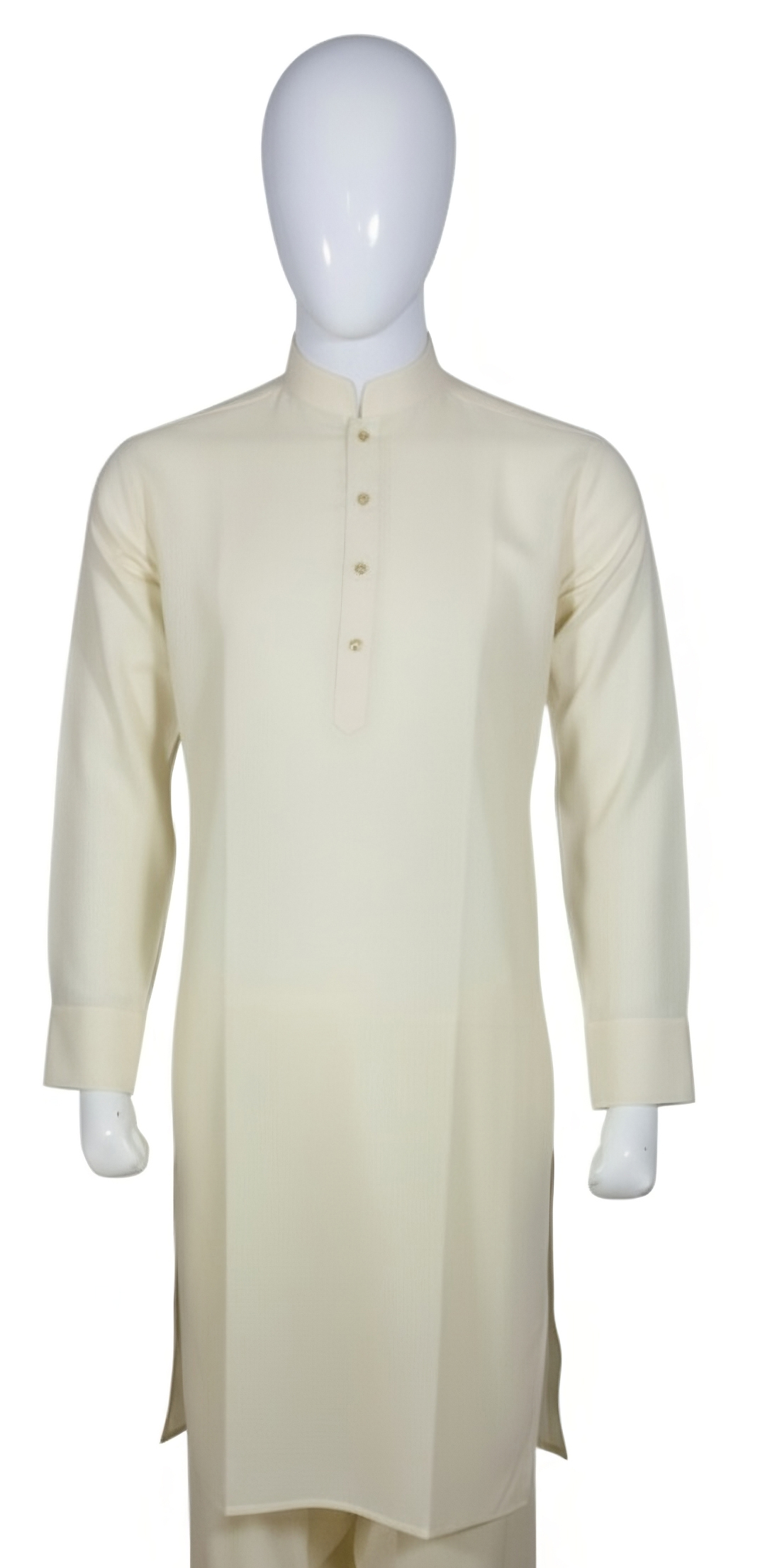 GENTS: Elegant Cream Color Premium Kameez Shalwar