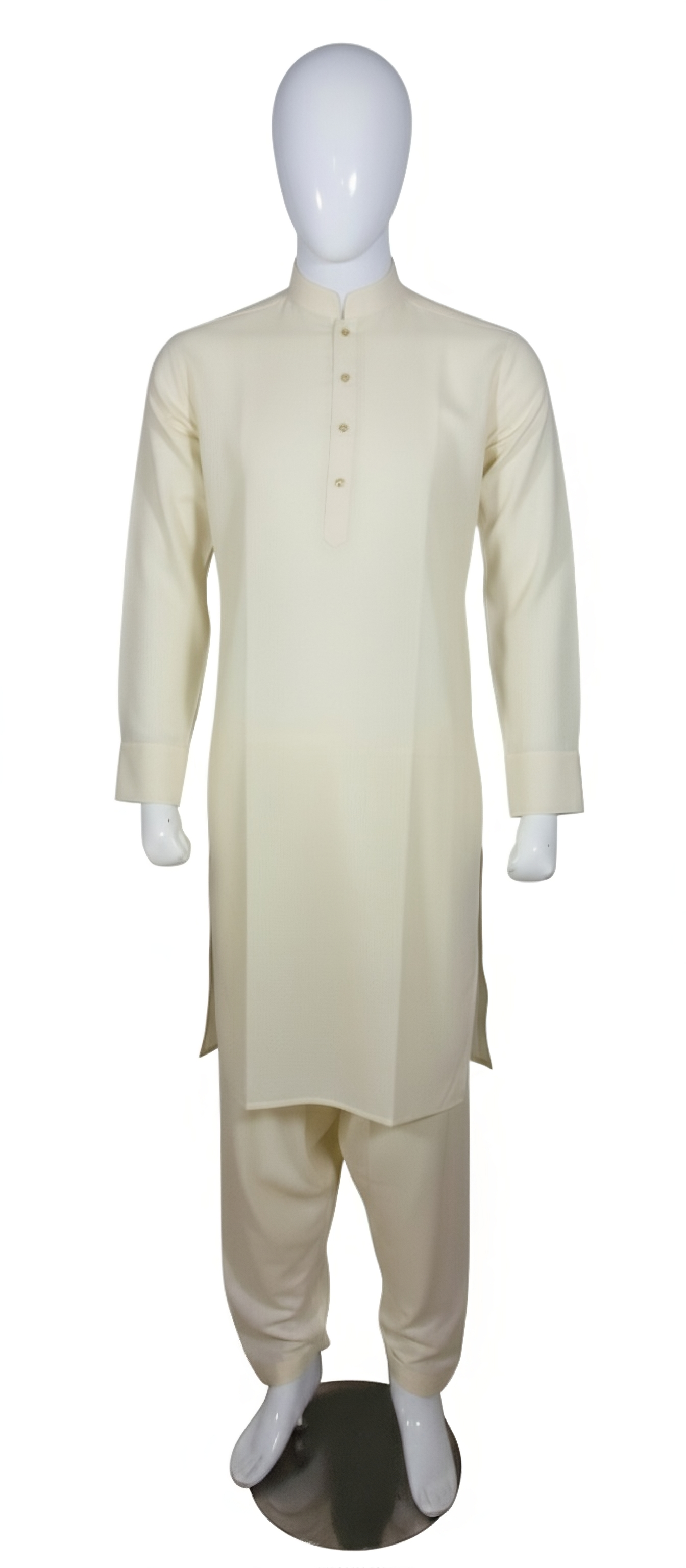 GENTS: Elegant Cream Color Premium Kameez Shalwar