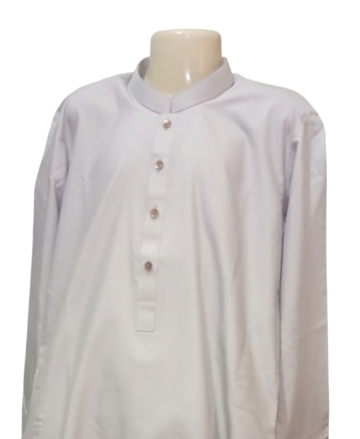 KIDS: Sophisticated Light Grey Premium Kurta & Trouser Set