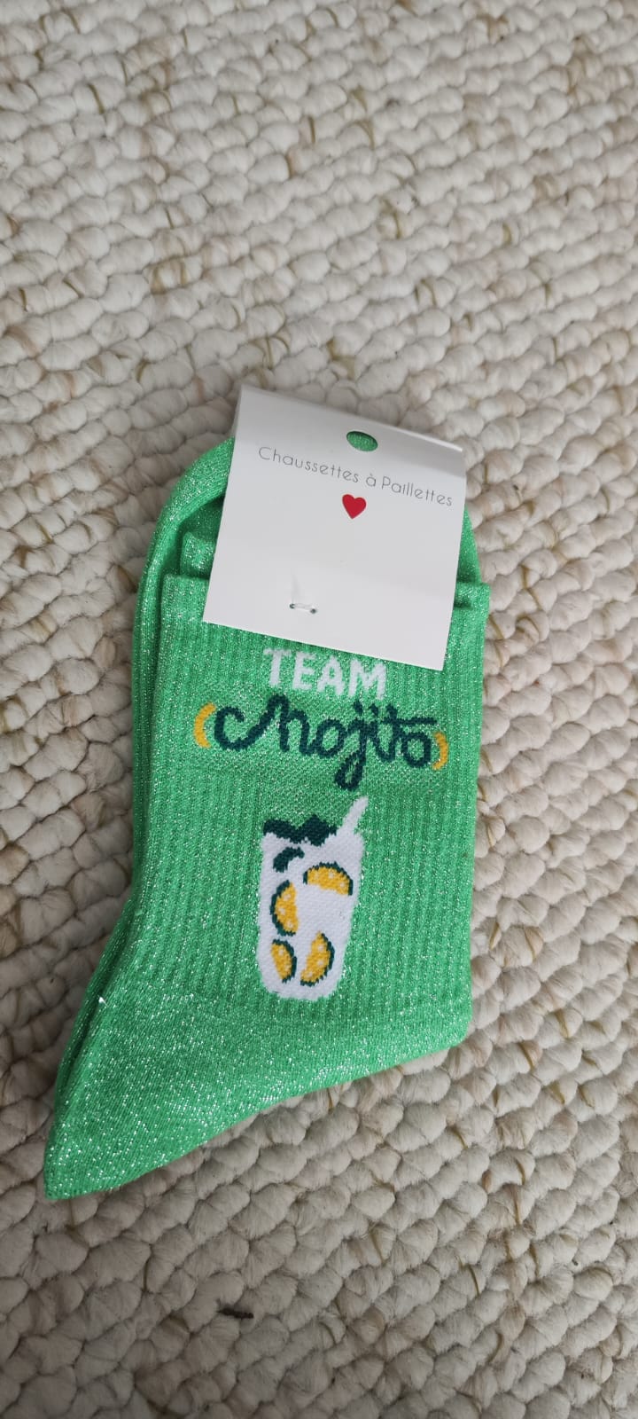 Chaussettes "team mojito"