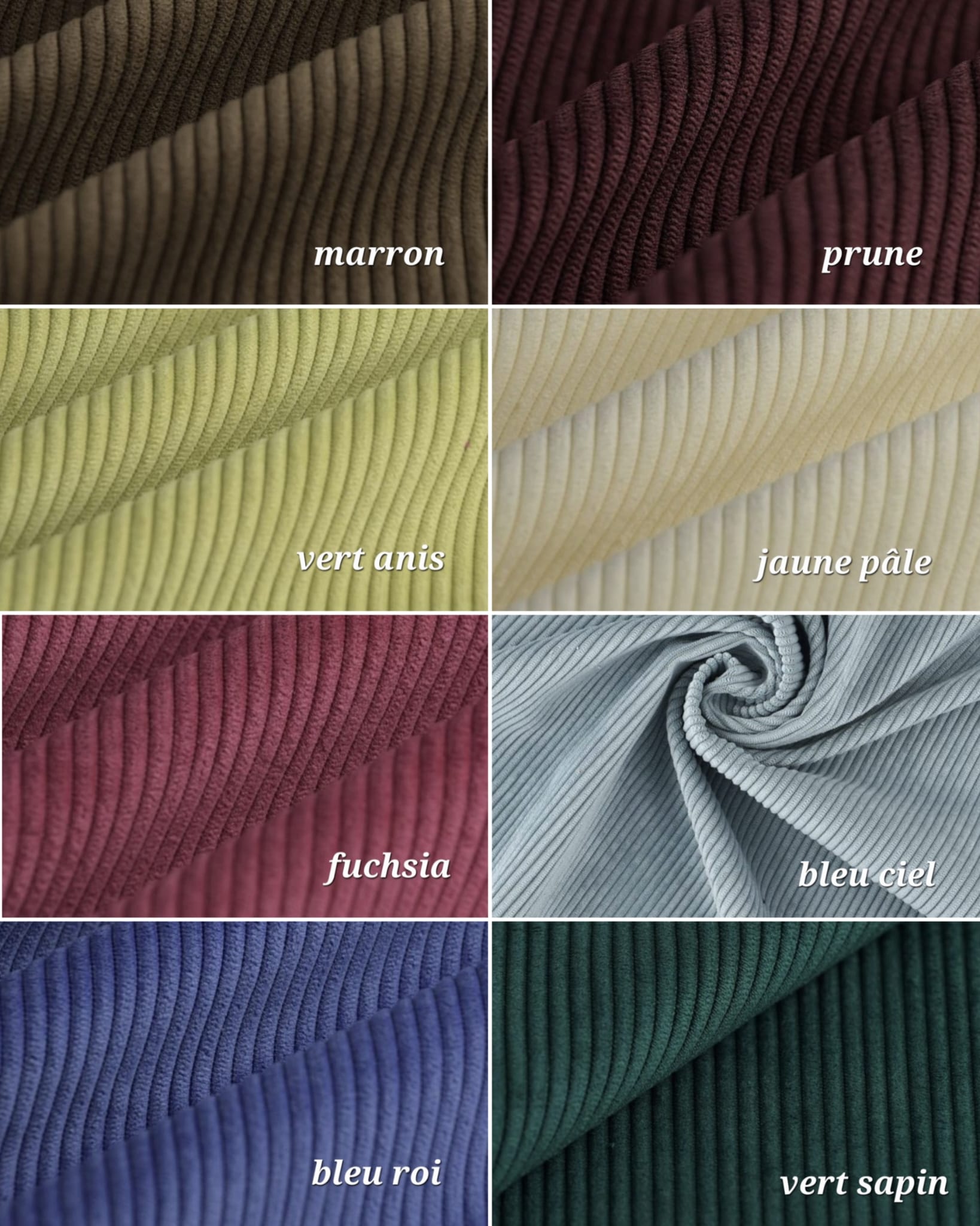 Banane velours côtelé personnalisable