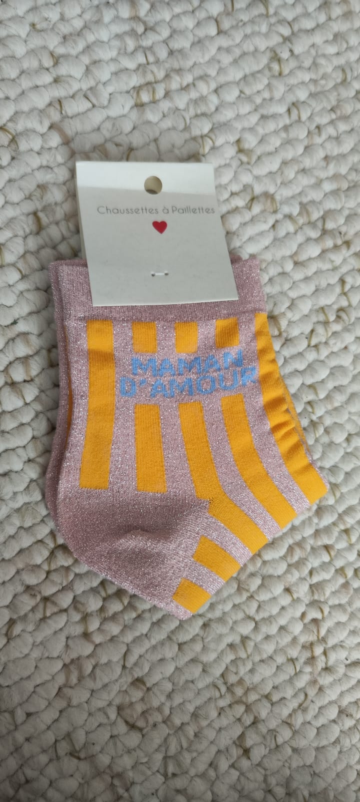 Chaussettes "maman d'amour"