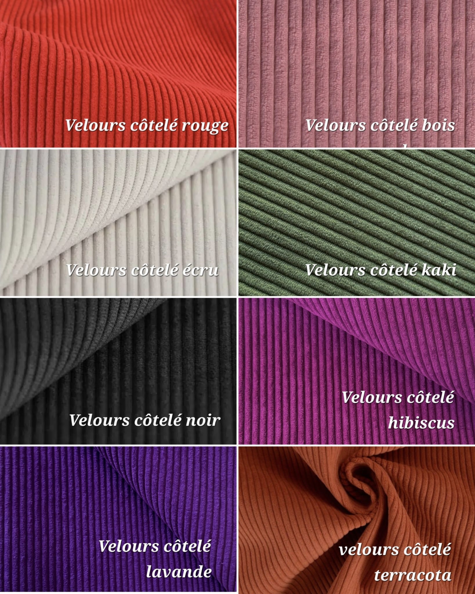 Banane velours côtelé personnalisable