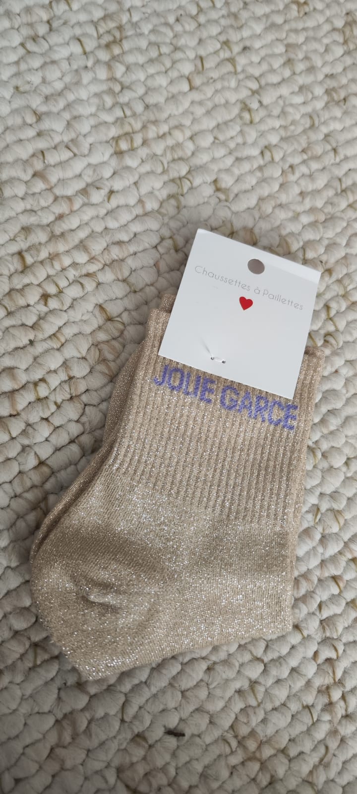 Chaussettes "jolie garce"