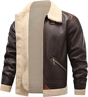Men's Shearling Leather Jacket