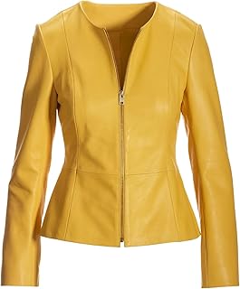 Yellow Leather Jacket