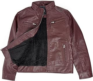 Brown Faux Leather Jacket