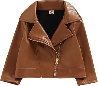 Brown Faux Leather Jacket