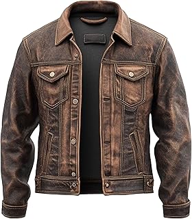 Vintage Brown Leather Jacket