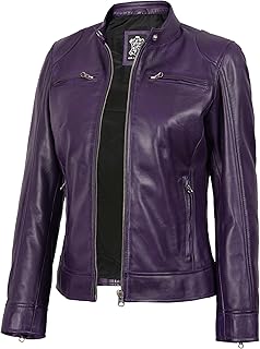 Purple Leather Jacket