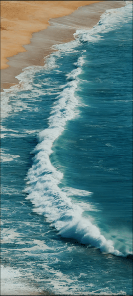 Photo panoramique de plage