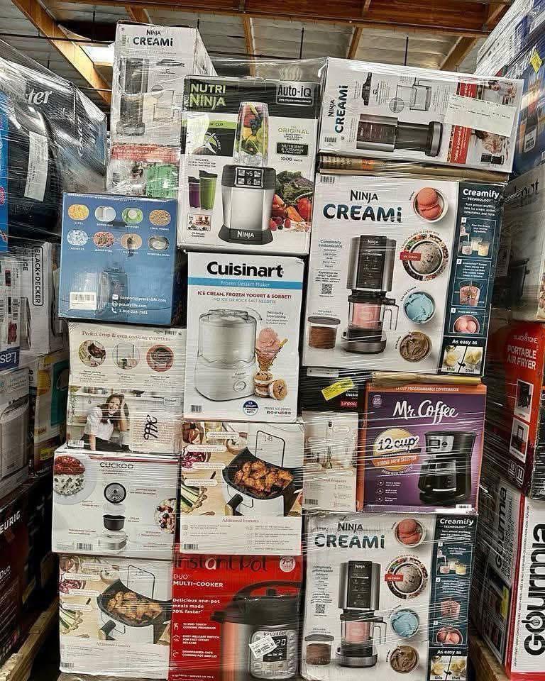 mixed kitchen appliance pallets for sale