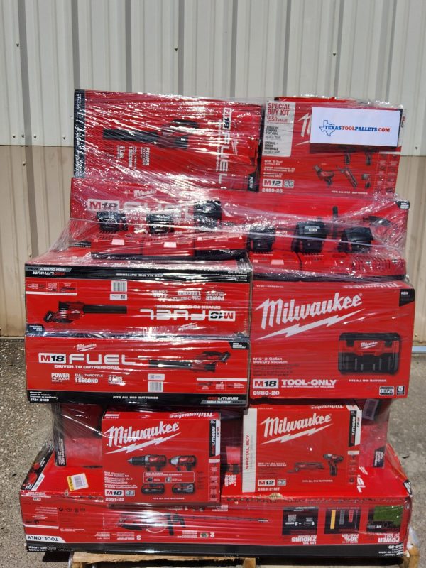 Milwaukee Tool pallet – Lot ID 06452 – Untested No Return