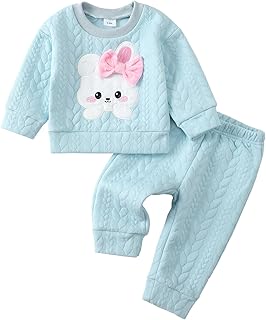 Baby Girl's Quilted Outfit Set