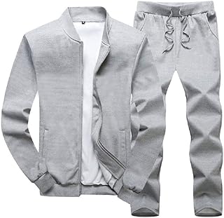 Men's Grey Tracksuit Set