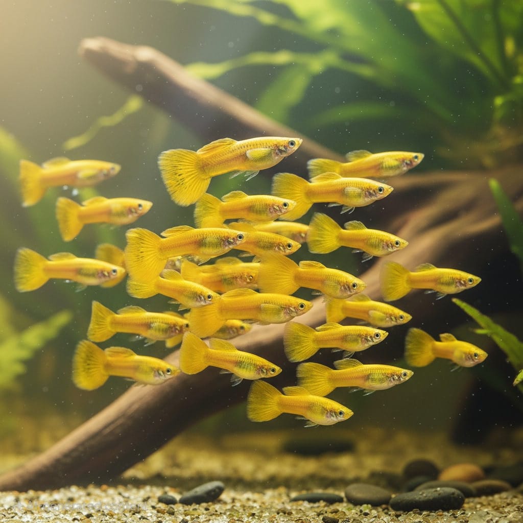 24K Golden Guppy