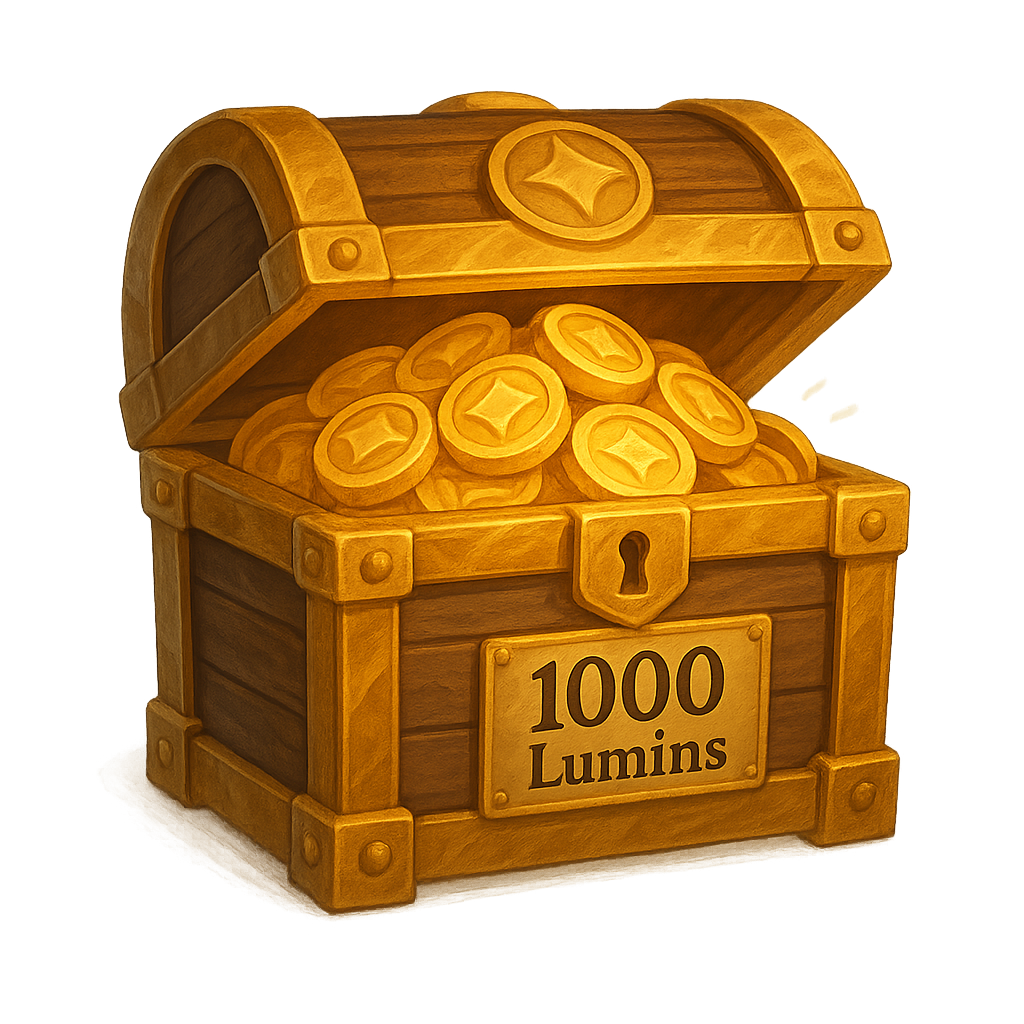 Treasure Chest of 1000 Lumins