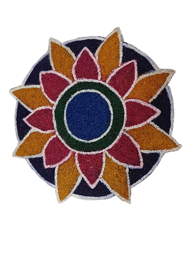Handcrafted Readymade Rangoli Art