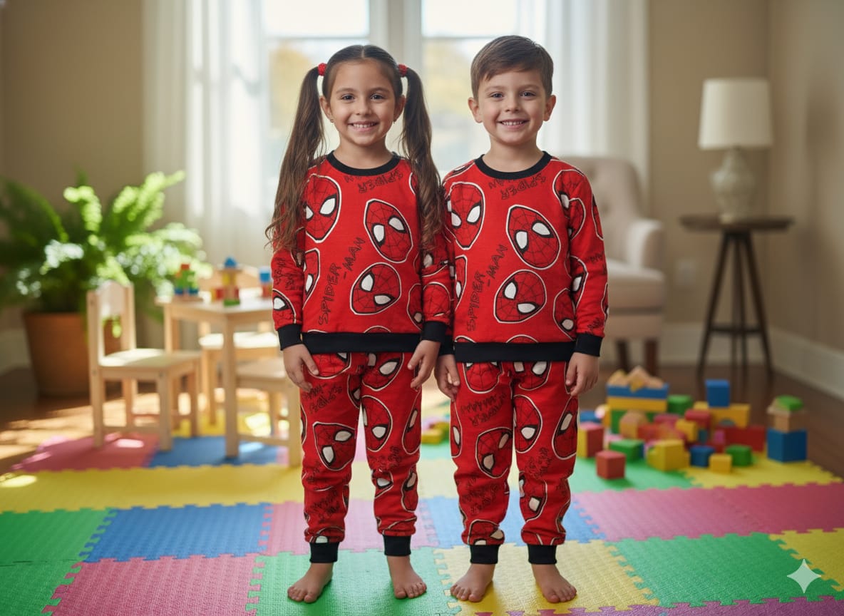 Unisex Spider-Man Print Sweatshirt with Pants