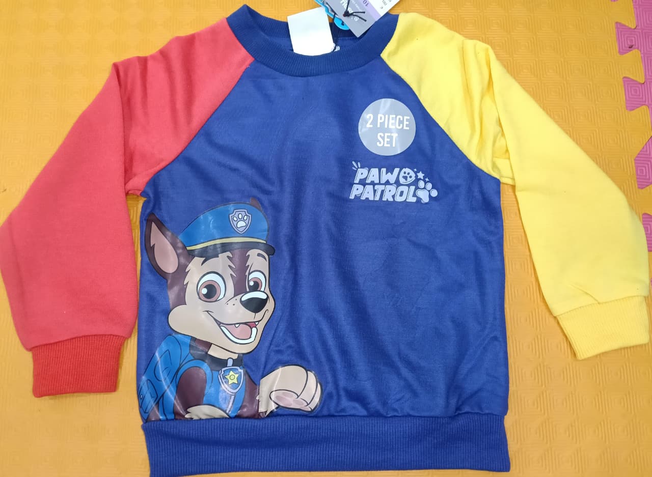 Unisex Pow petrol Print Sweatshirt and Track Pants