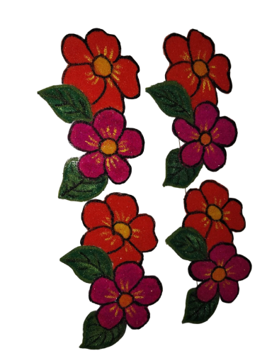 Handmade Decorative Flower Rangoli 