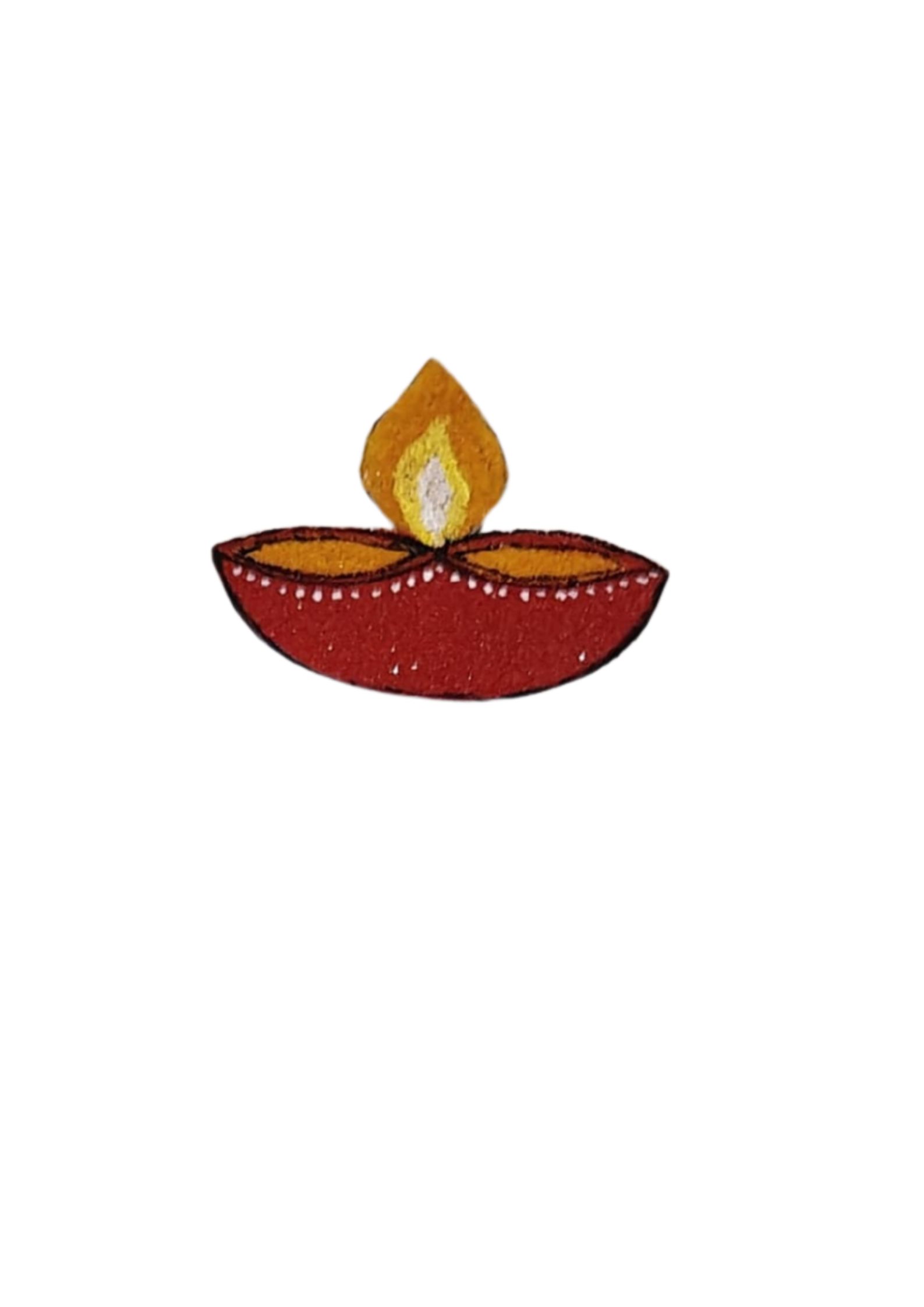 Traditional Ready made diya rangoli
