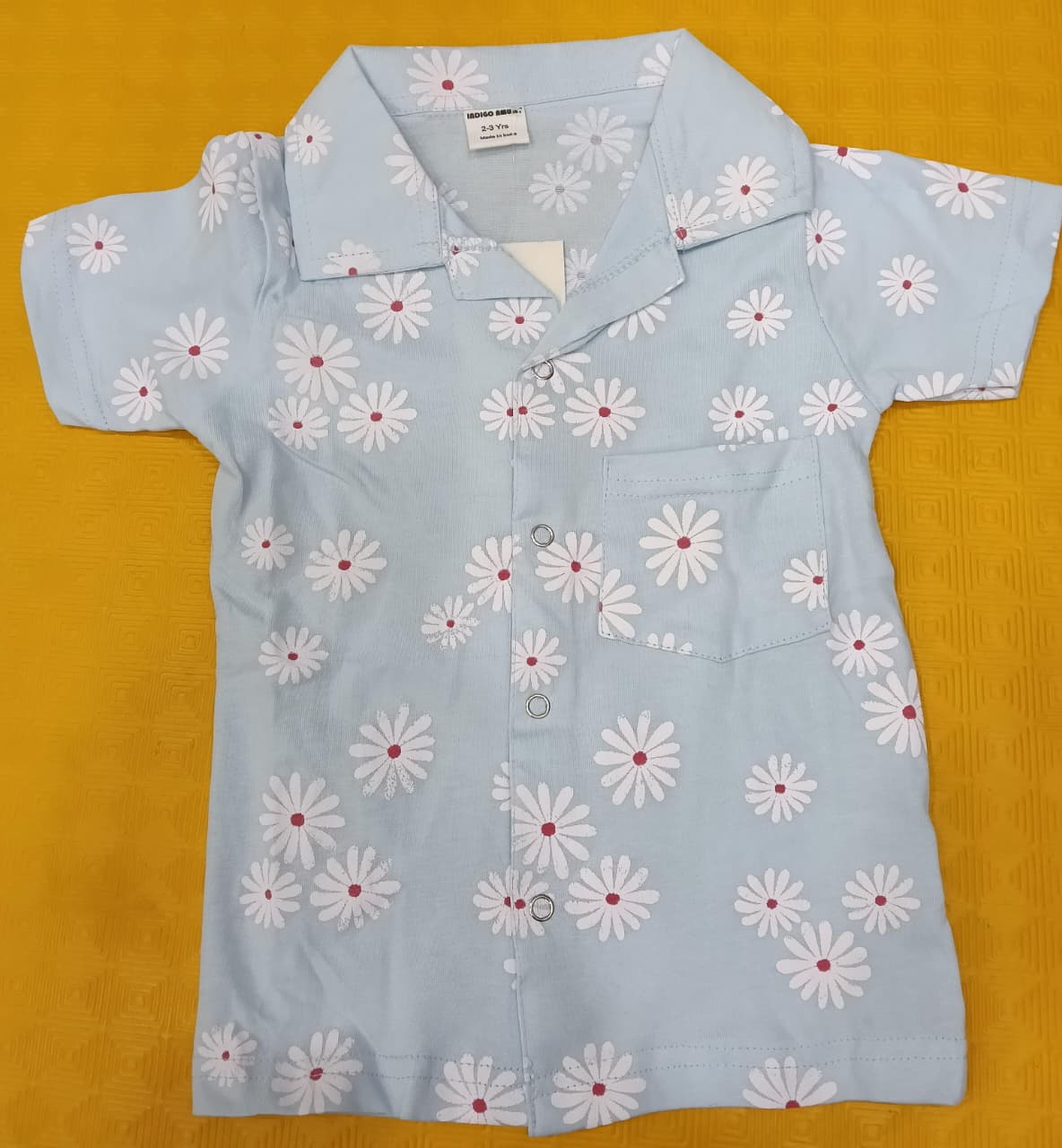 Unisex Floral Print Shirt & Pants NightSuit