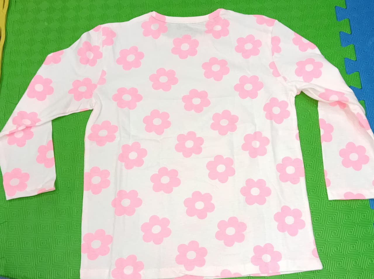 Girls Floral Print Top & Pants Co-Ord Set