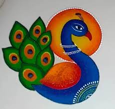 Peacock Readymade Rangoli