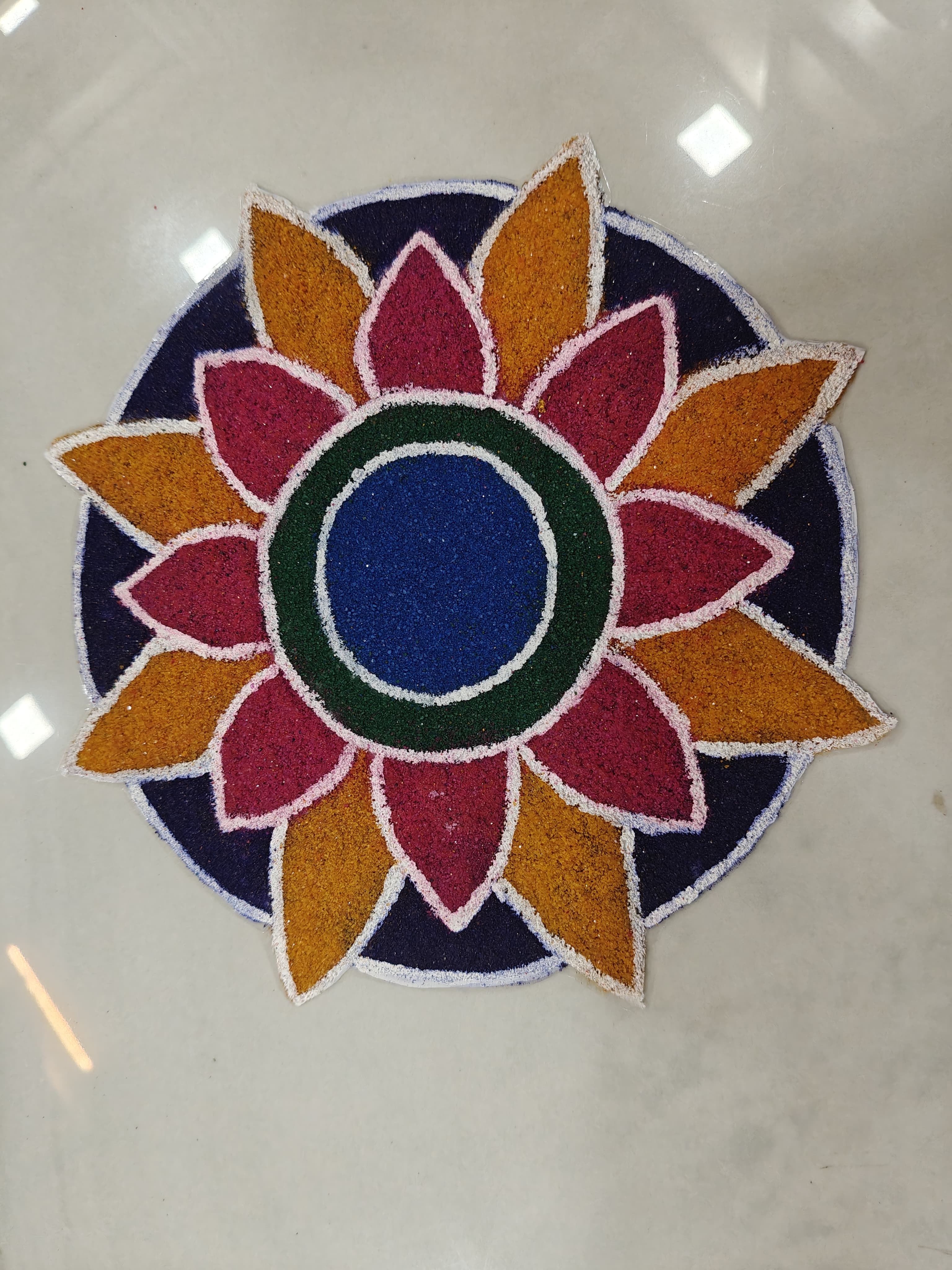 Colorful Rangoli Art