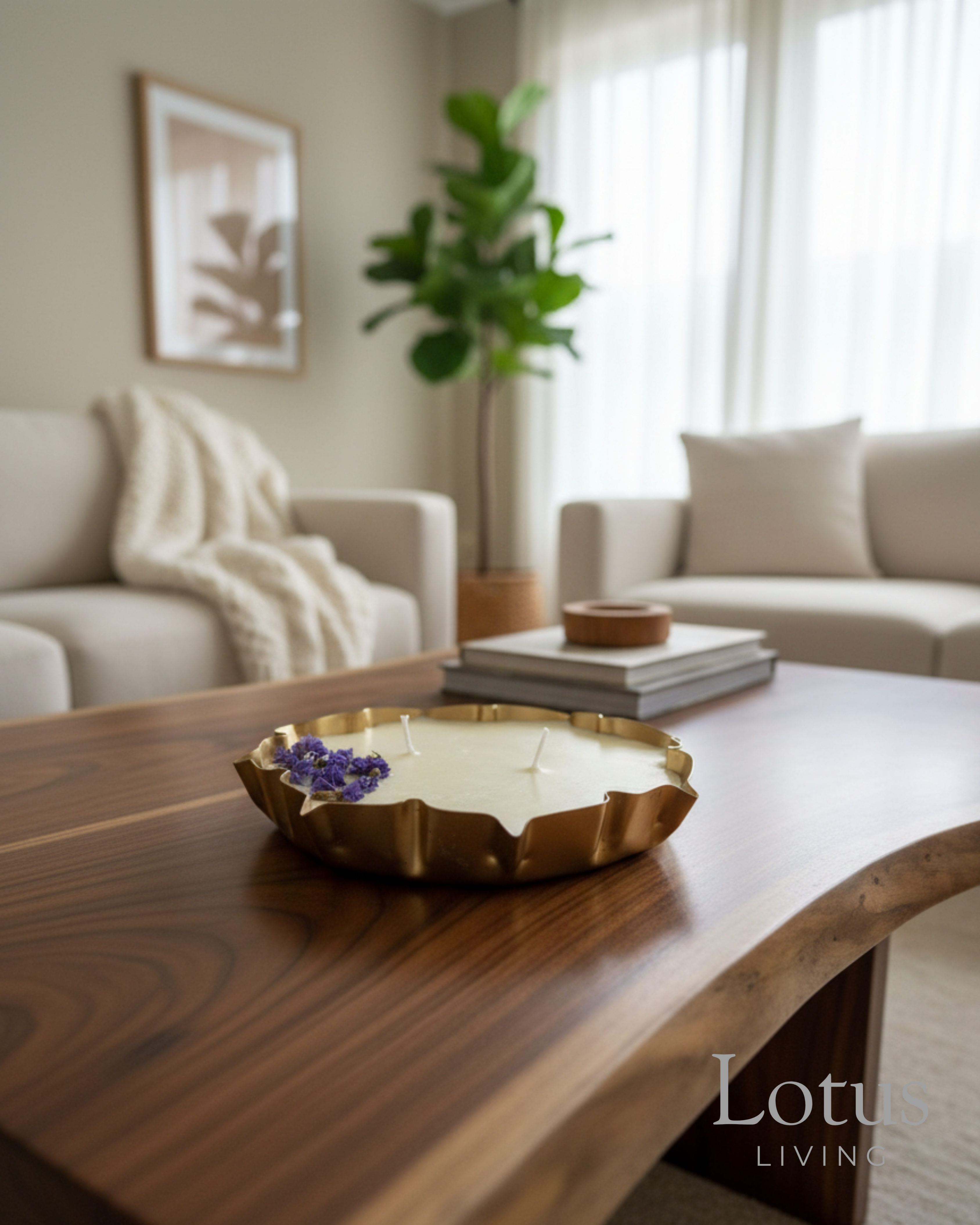 Gold Decorative Scented Candle