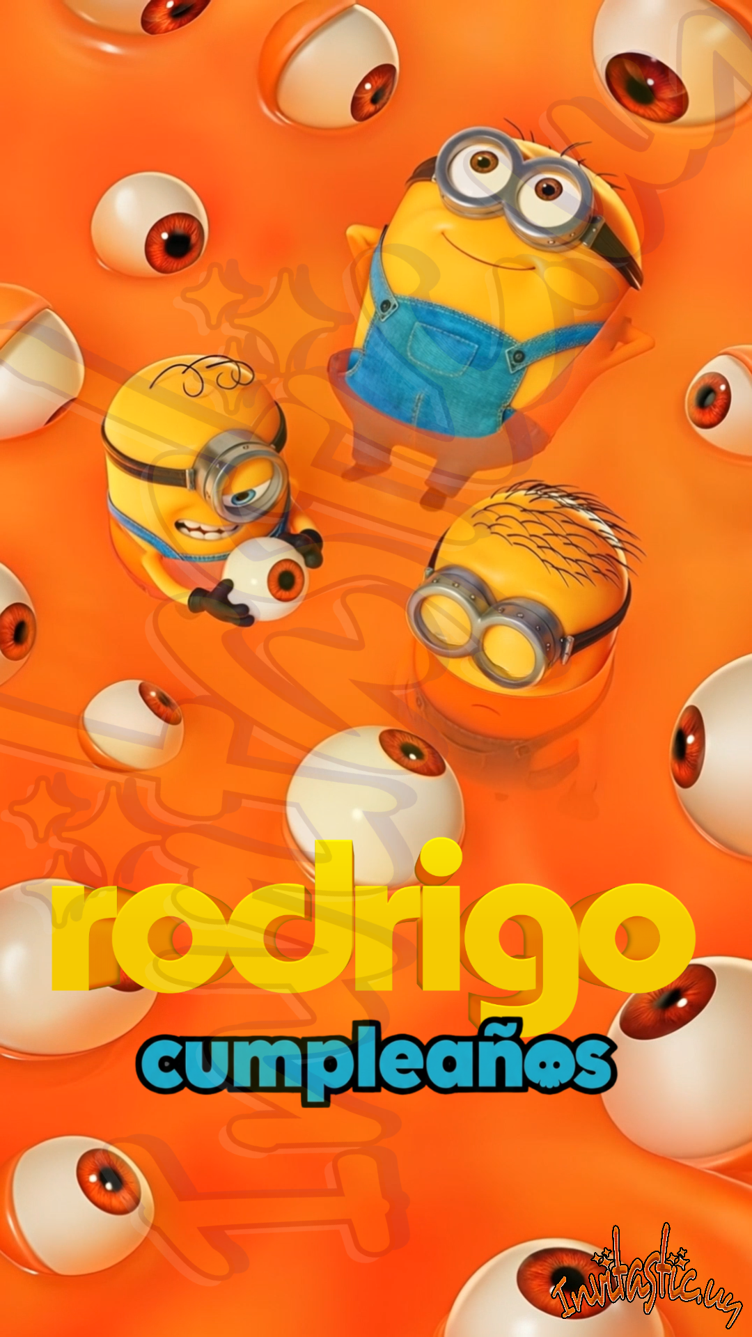 Minions y Monstruos Invitación Digital (MI005)