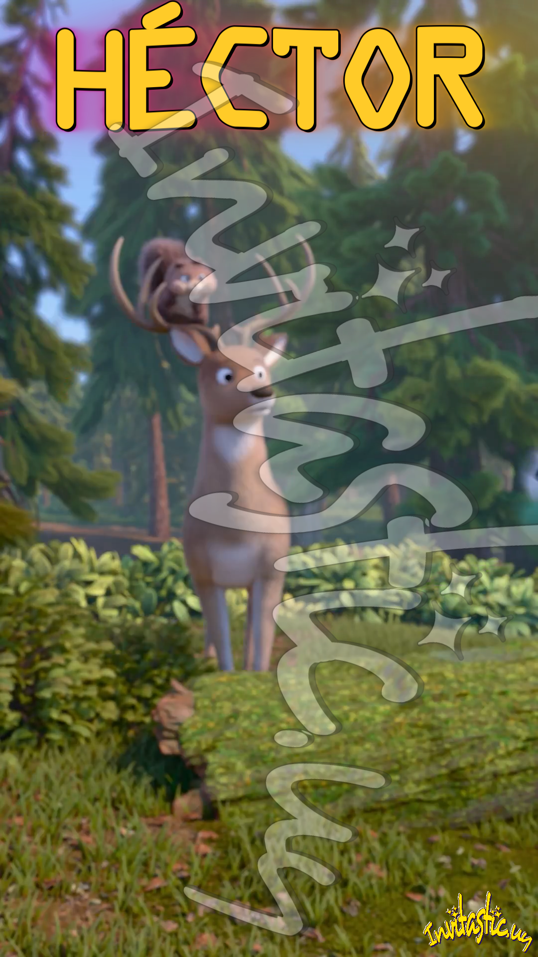 Hoppers Invitación Animada (HO001)