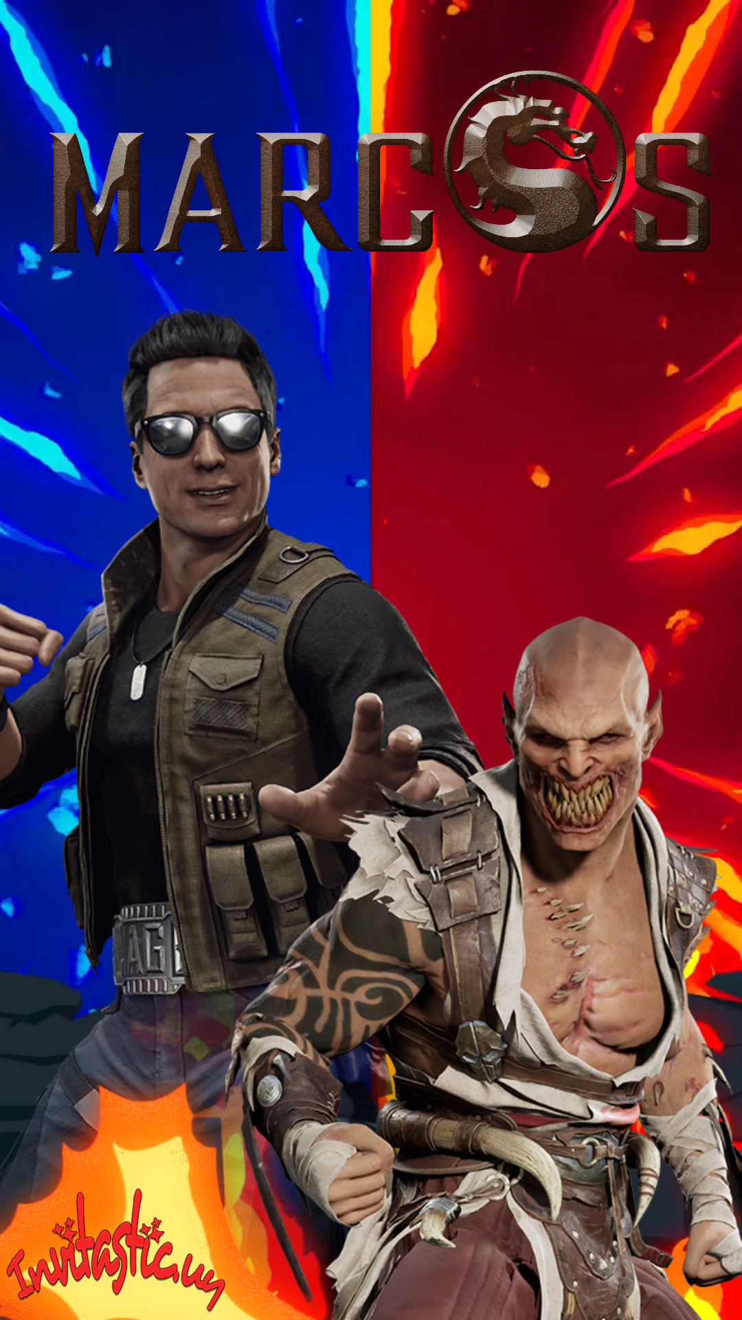 Mortal Kombat Johnny Cage vs Baraka (MK002)