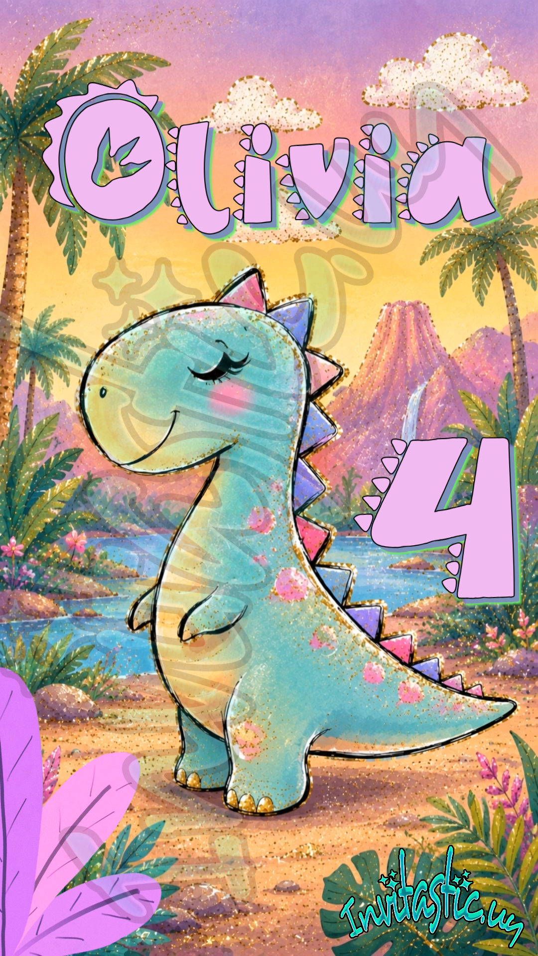 Invitación Digital Dinosaurios (DI001)