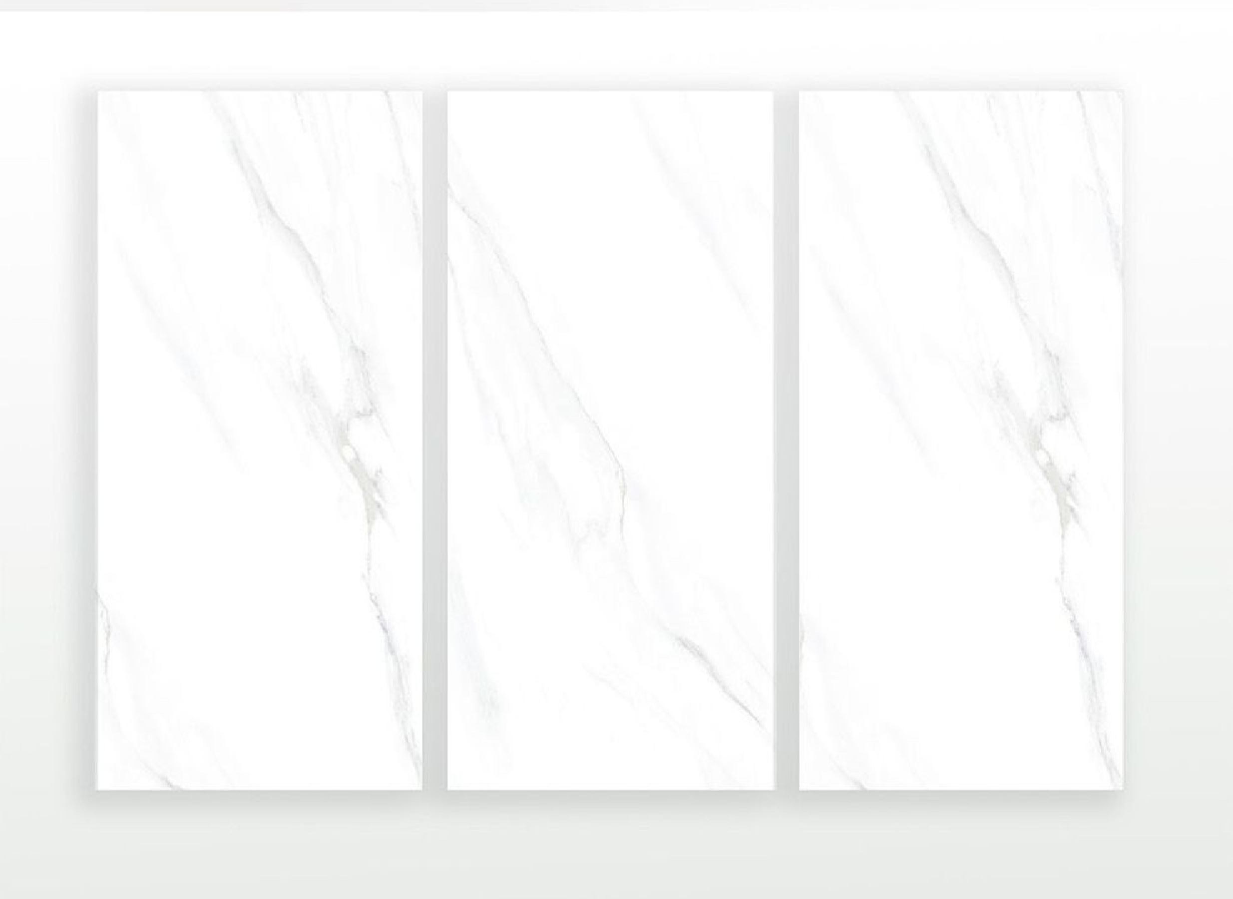 White Marble Effect Floor Tile