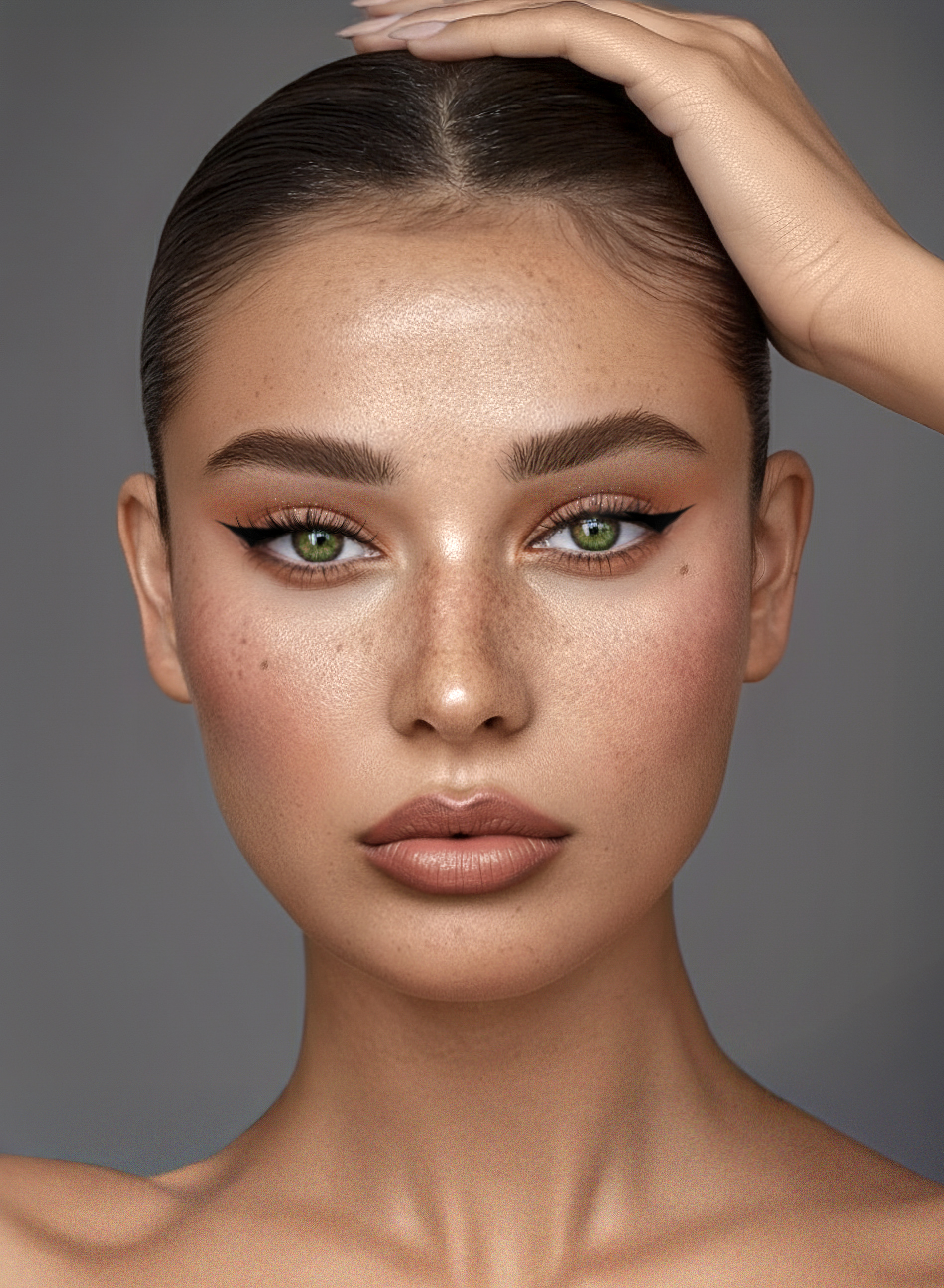 Glam makeup
