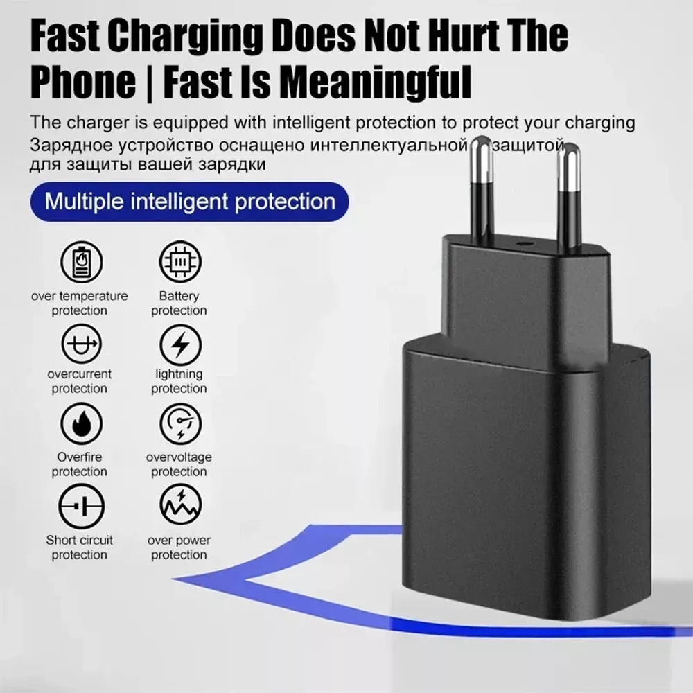 45W USB C Schnell Ladegerät für Samsung S25 S24 S23 Ultra/S25+ S24+ Ladekabel